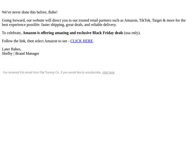 😱 A new take on Black Friday 😱