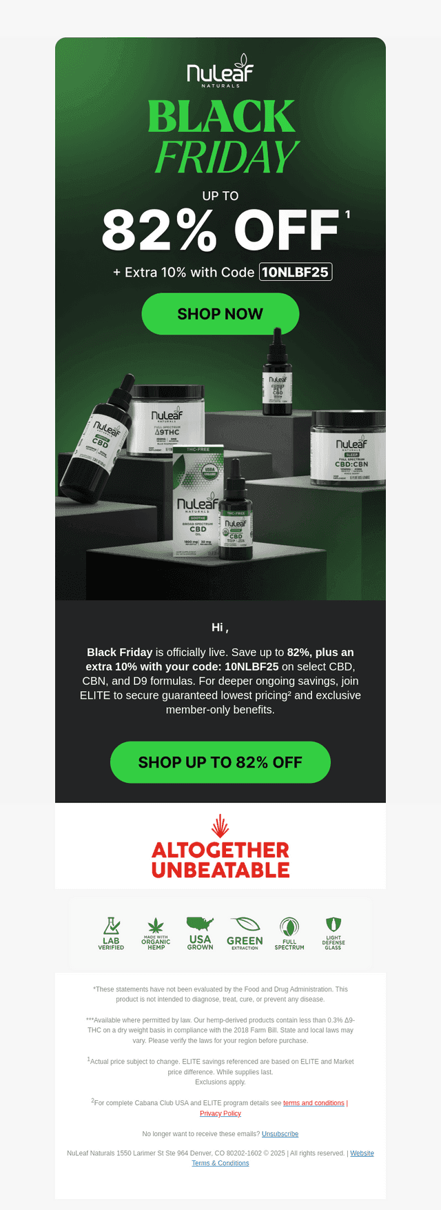 Black Friday Is Live!