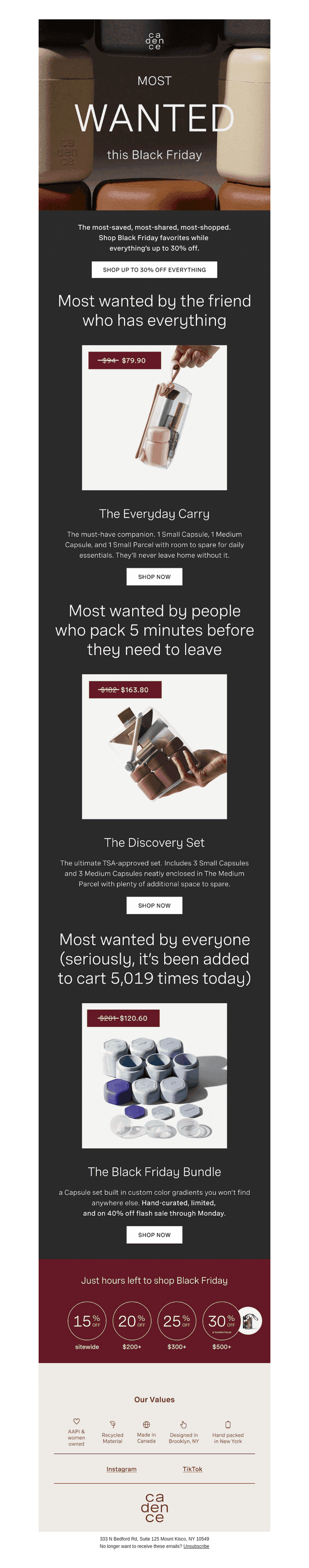 WANTED (and up to 40% off)