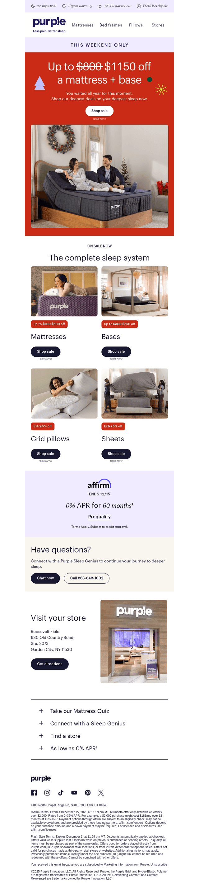 Our DEEPEST DEALS — act now