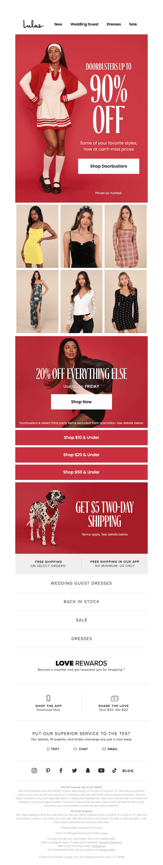 Shop Doorbusters Starting at $4!