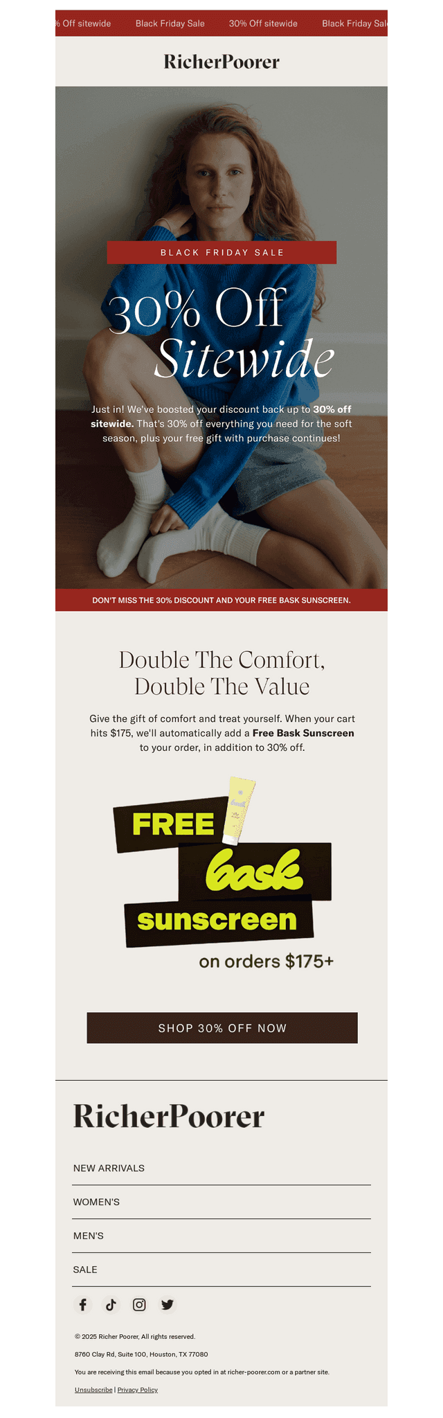 30% OFF + Free Gift