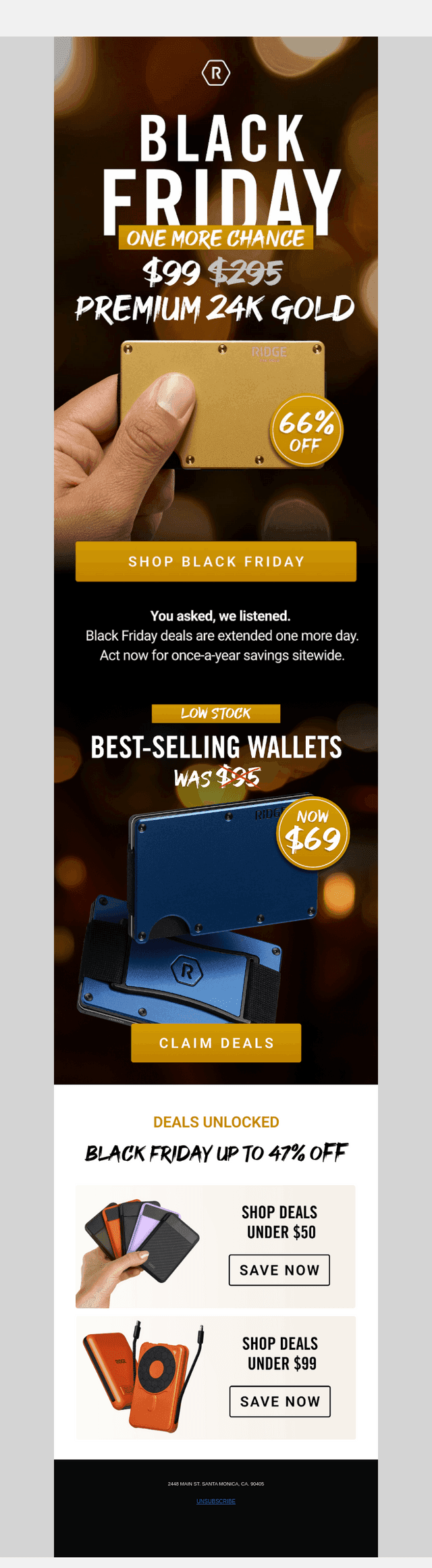 One More Chance for Black Friday
