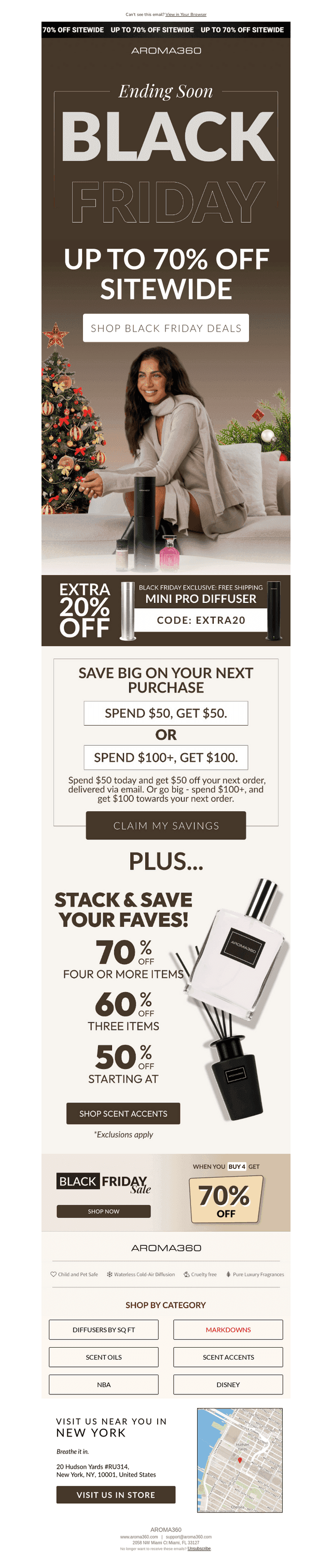 Aroma360 email from Sun, Nov 30, 2025