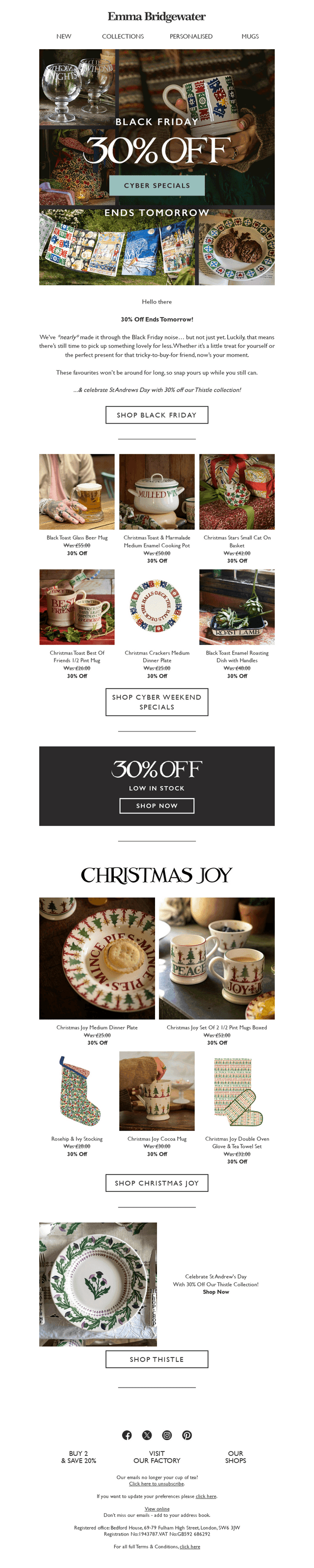 30% Off While Stocks Last
