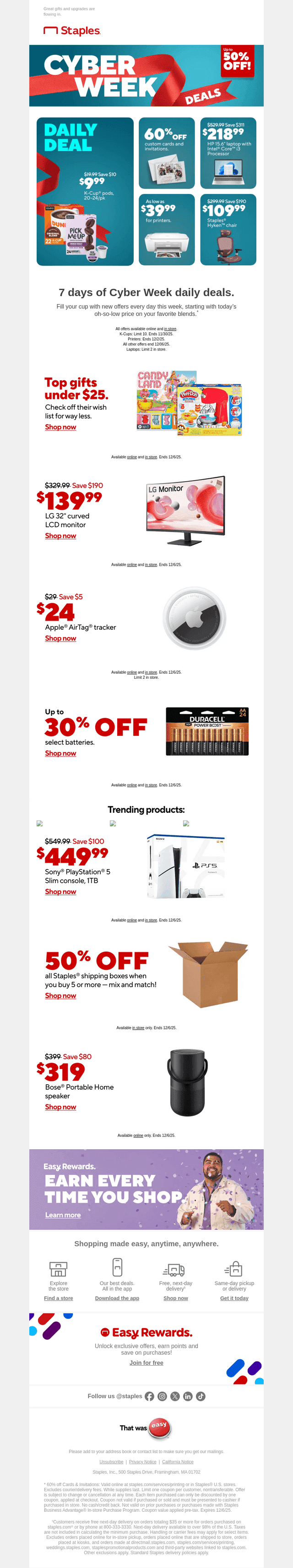 A new 🌊 of Cyber Week deals!