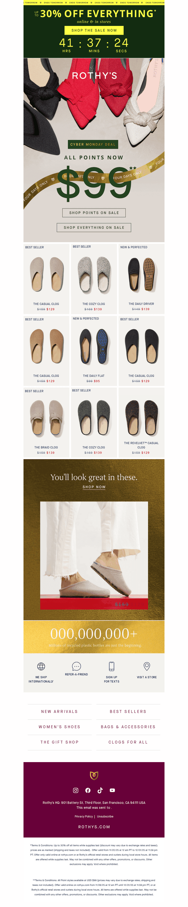 $99 Points ENDS TOMORROW!