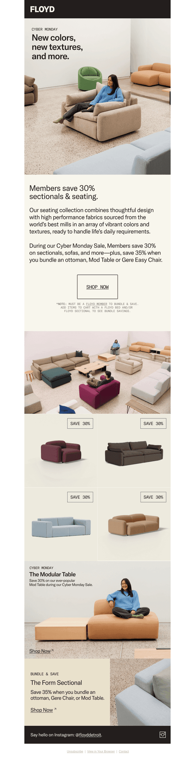 New textures, new colors