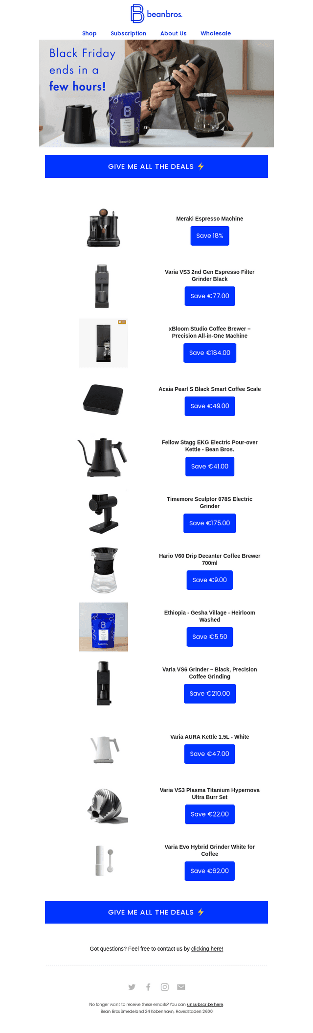 Black Friday is ENDING! FEW HOURS LEFT