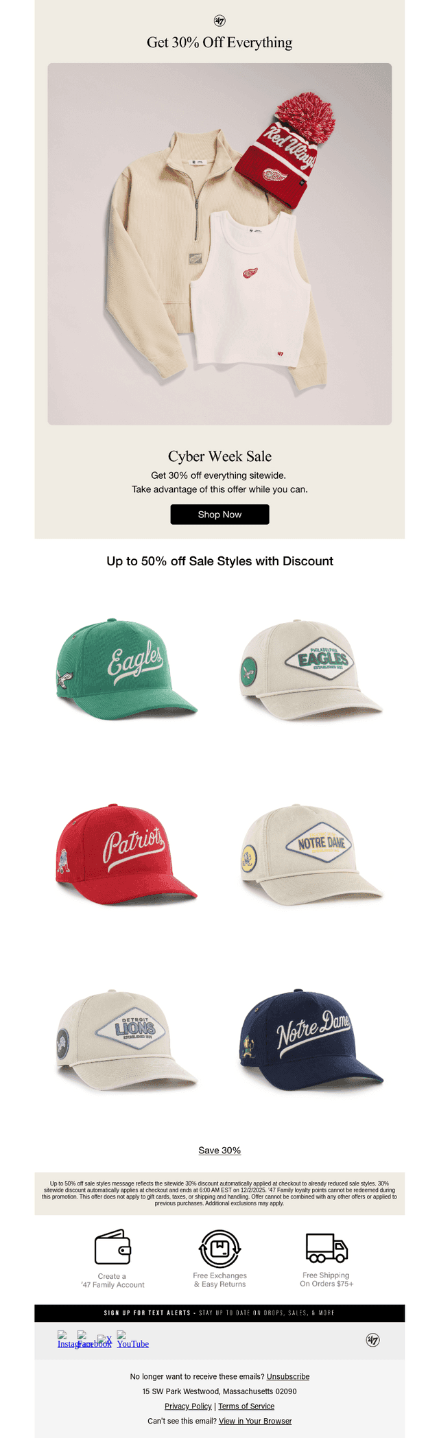 Ends Tomorrow: 30% Off Sitewide