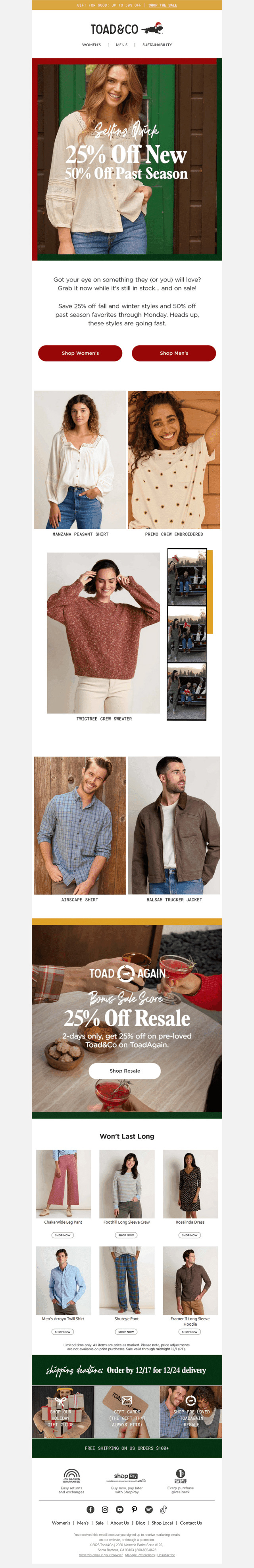 Going Fast (And On Sale!)