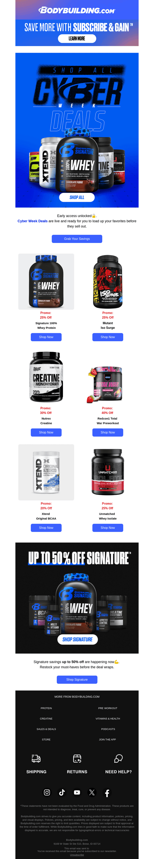 🚨 Early Access Alert: Cyber Week Savings