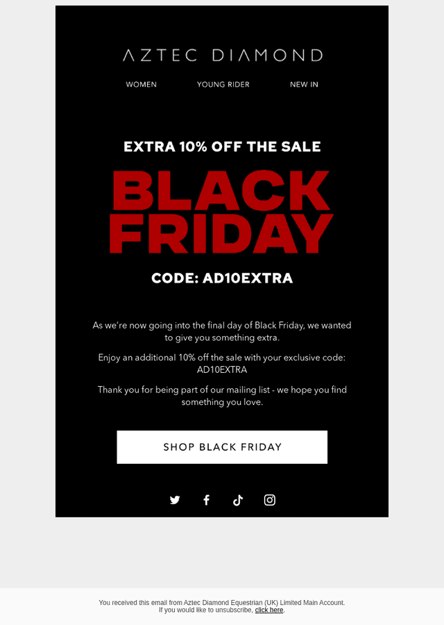 An Extra 10% Off the Sale?