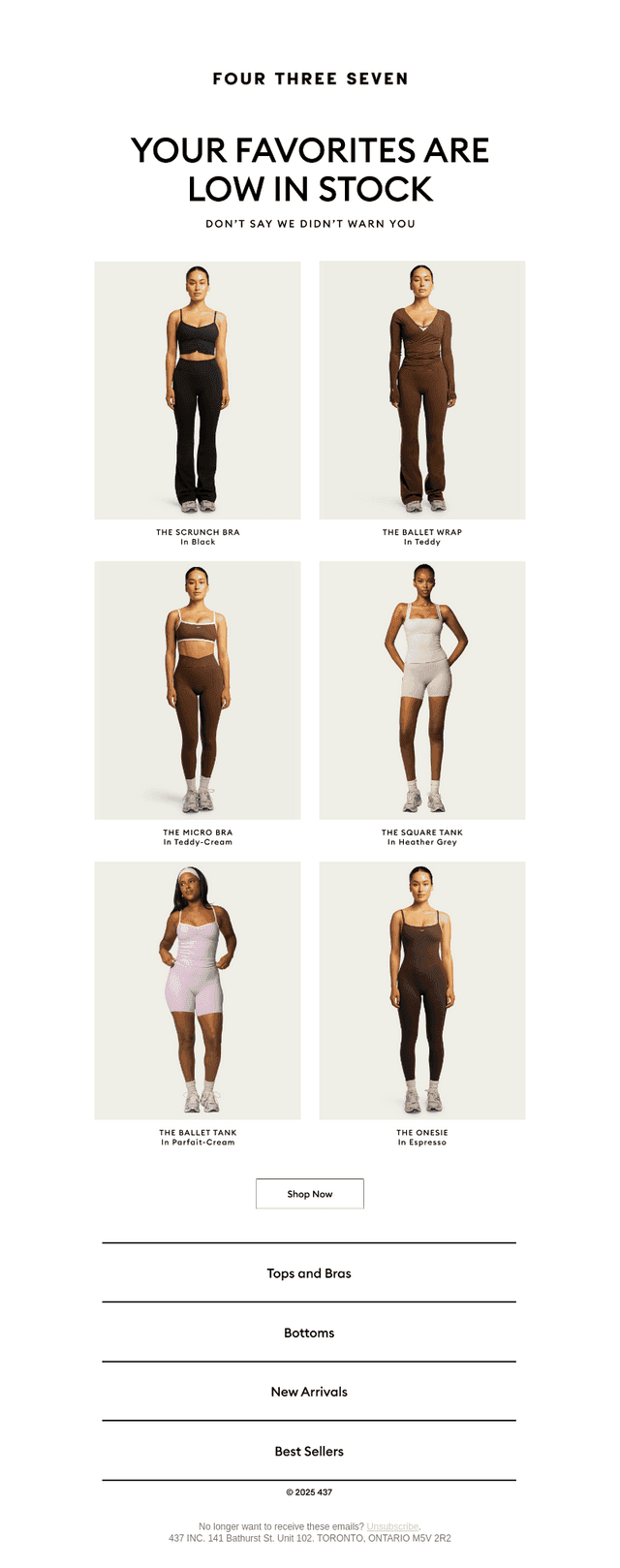 Low in stock right now