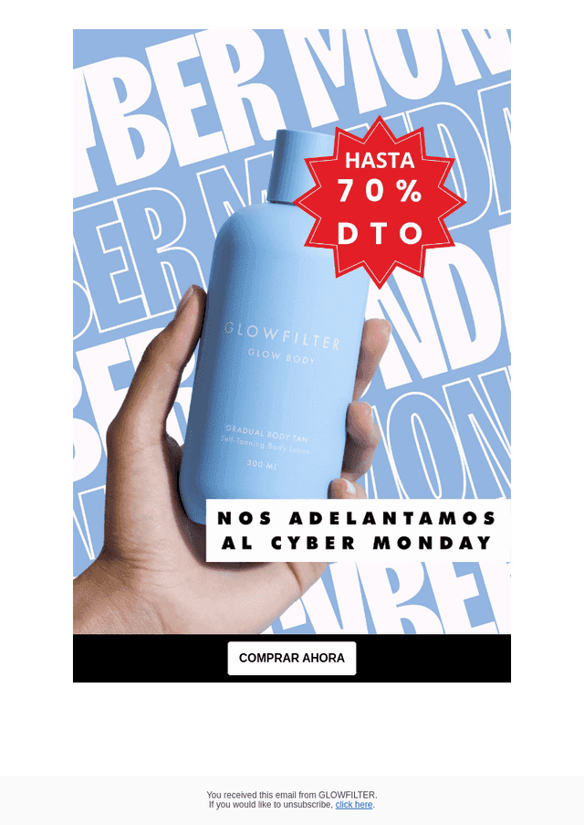 Nos adelantamos al cyber monday💥