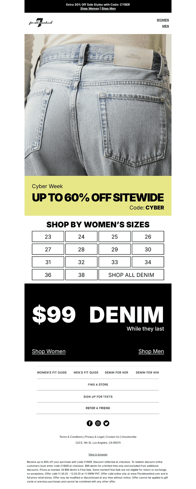 Up to 60% Off Your Size