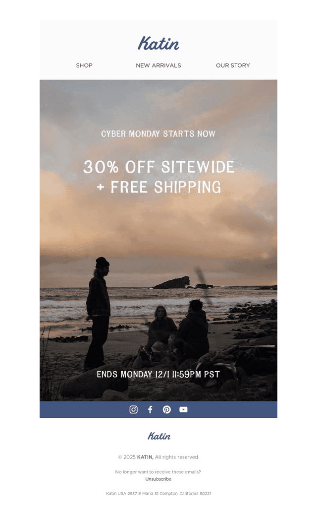 Cyber Monday Starts Now!