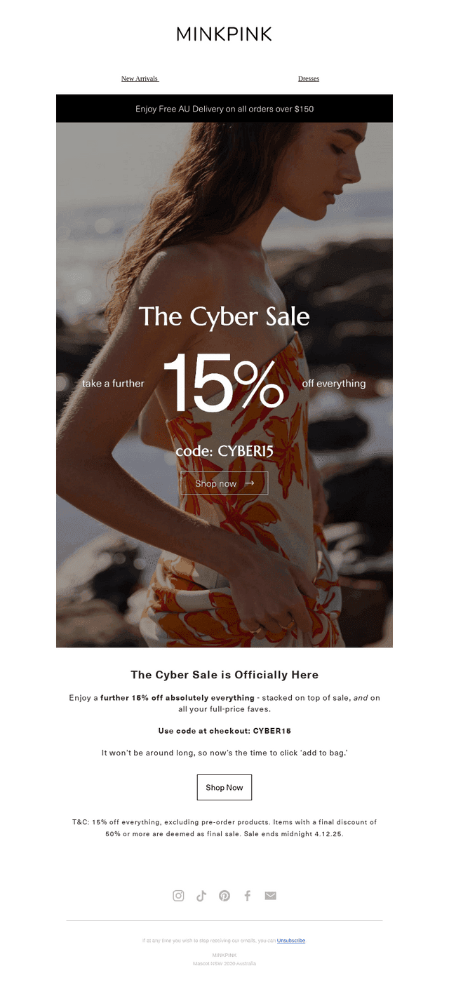 Further 15% off Sitewide - Go, Go, Go!