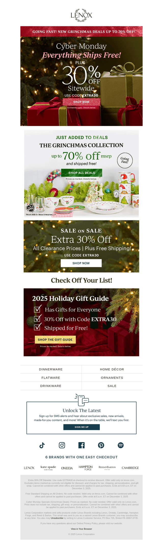 🎄SITEWIDE 30% Off + FREE SHIPPING 🎁