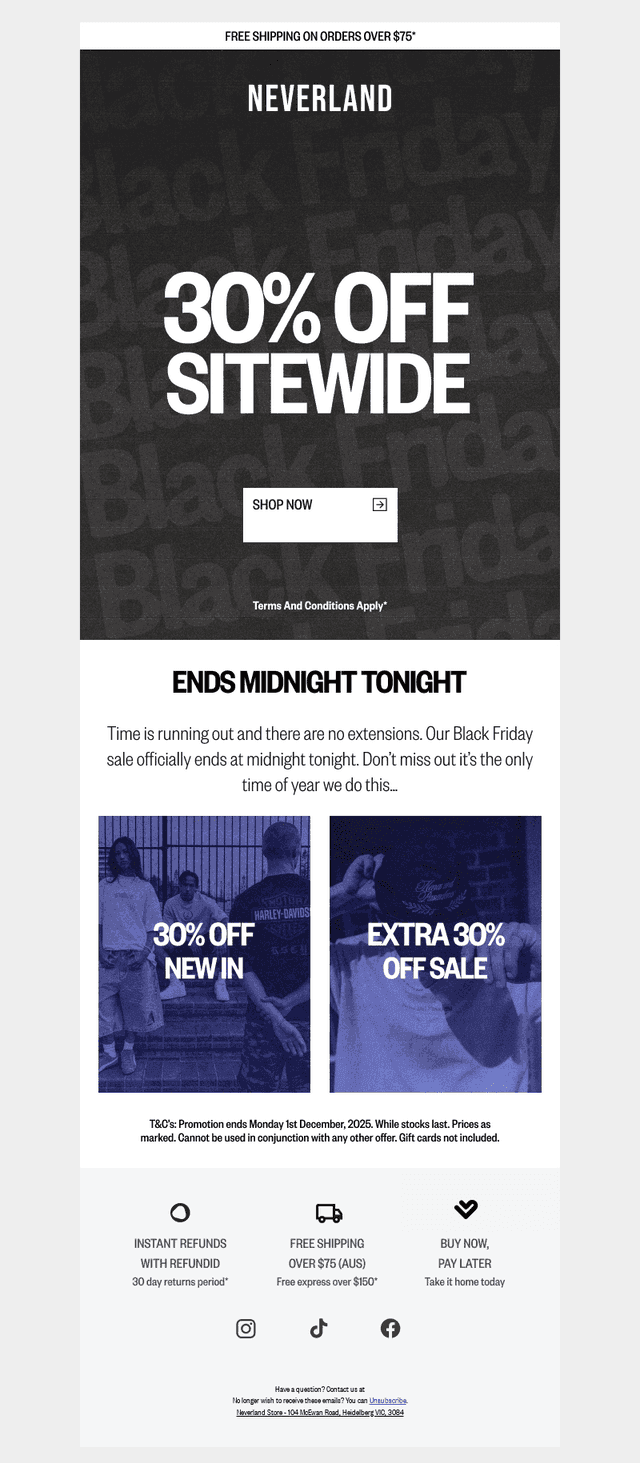 30% Sitewide 🕛 ENDS MIDNIGHT TONIGHT
