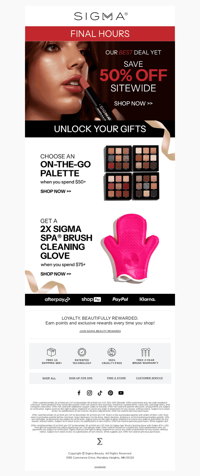 LAST CHANCE to Save 50% + Stack Your Gifts 🎁