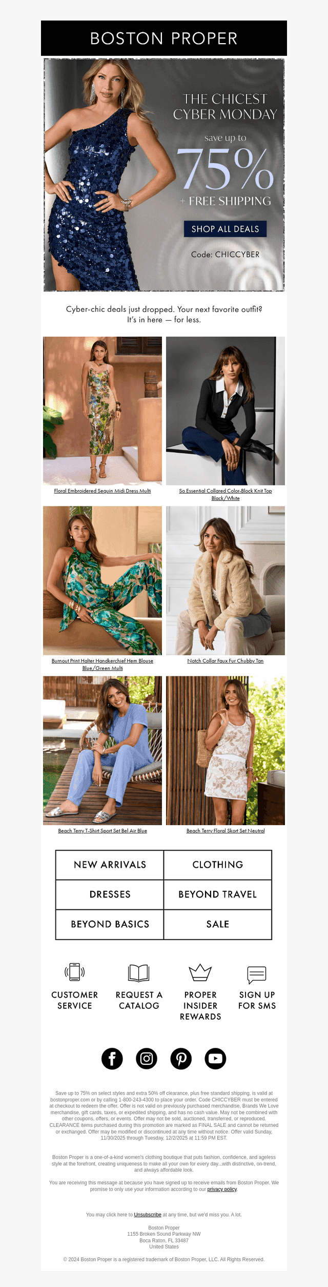 Up to 75% Off—Your Chic Cyber Picks Are Ready
