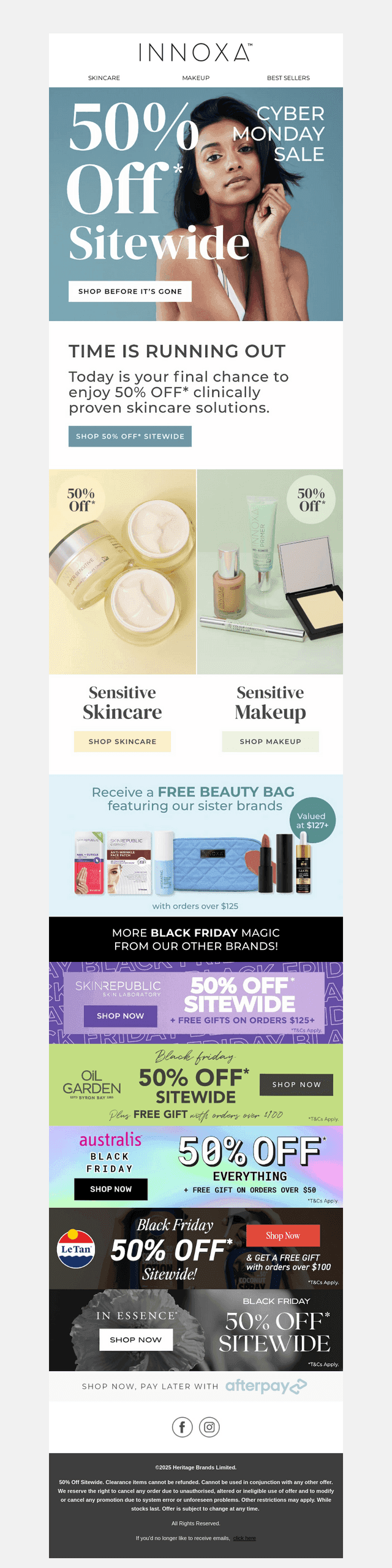 Innoxa email from Mon, Dec 1, 2025