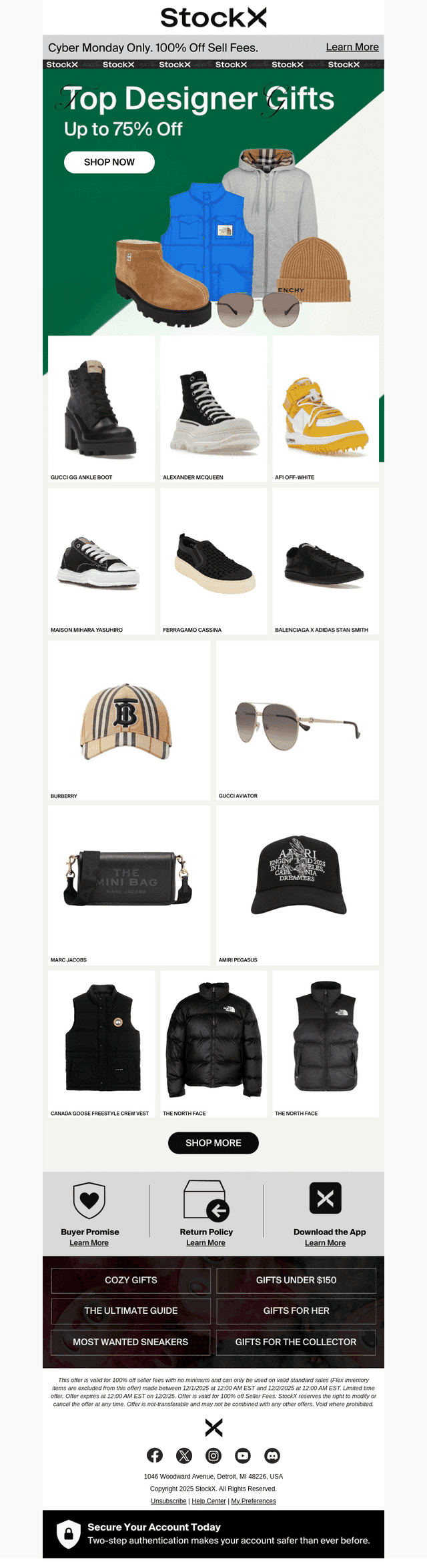 75% Off Cyber Monday Steals