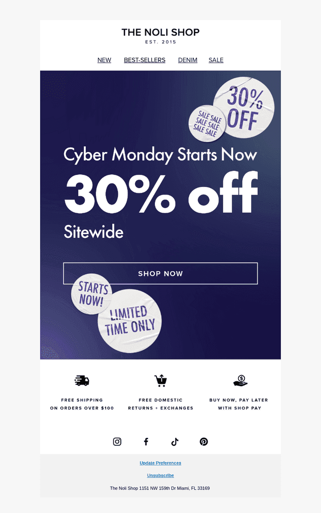 📢 CYBER MONDAY STARTS NOW