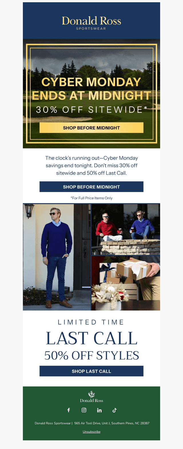 Cyber Monday Ends at Midnight
