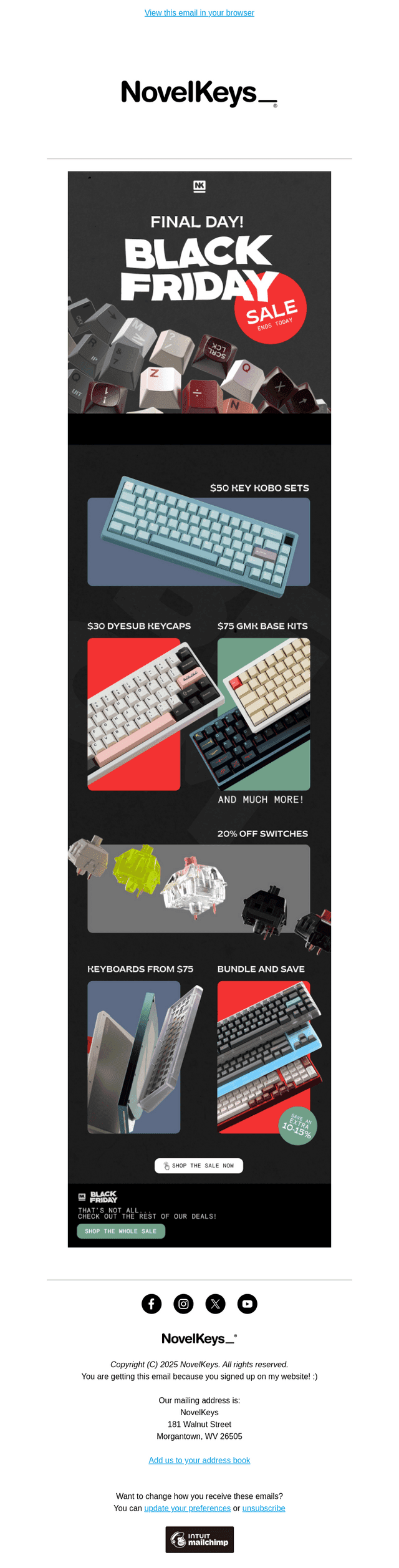 Black Friday Cyber Monday Final Day!