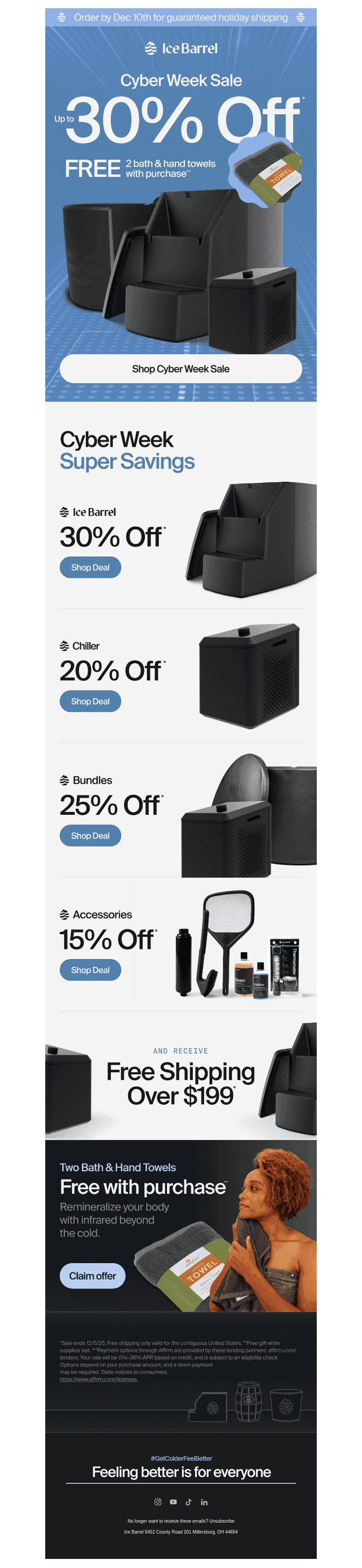 30% OFF + Free Gift for Cyber Week! 🧊