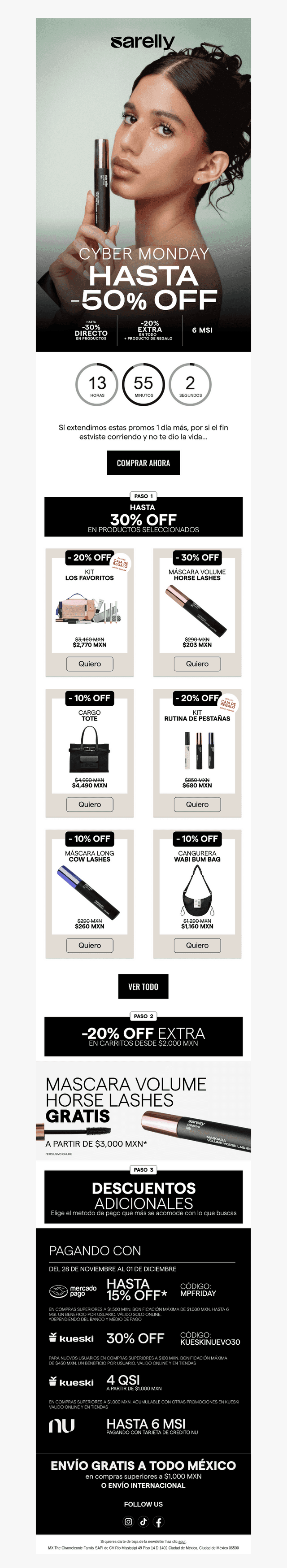 Último día: Hasta 50% OFF
