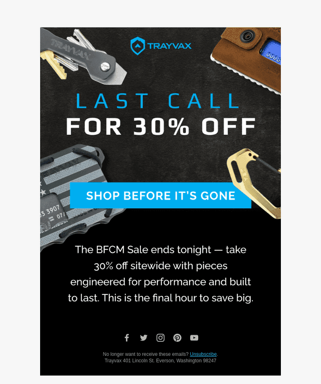 Final Day: Get 30% Off Sitewide