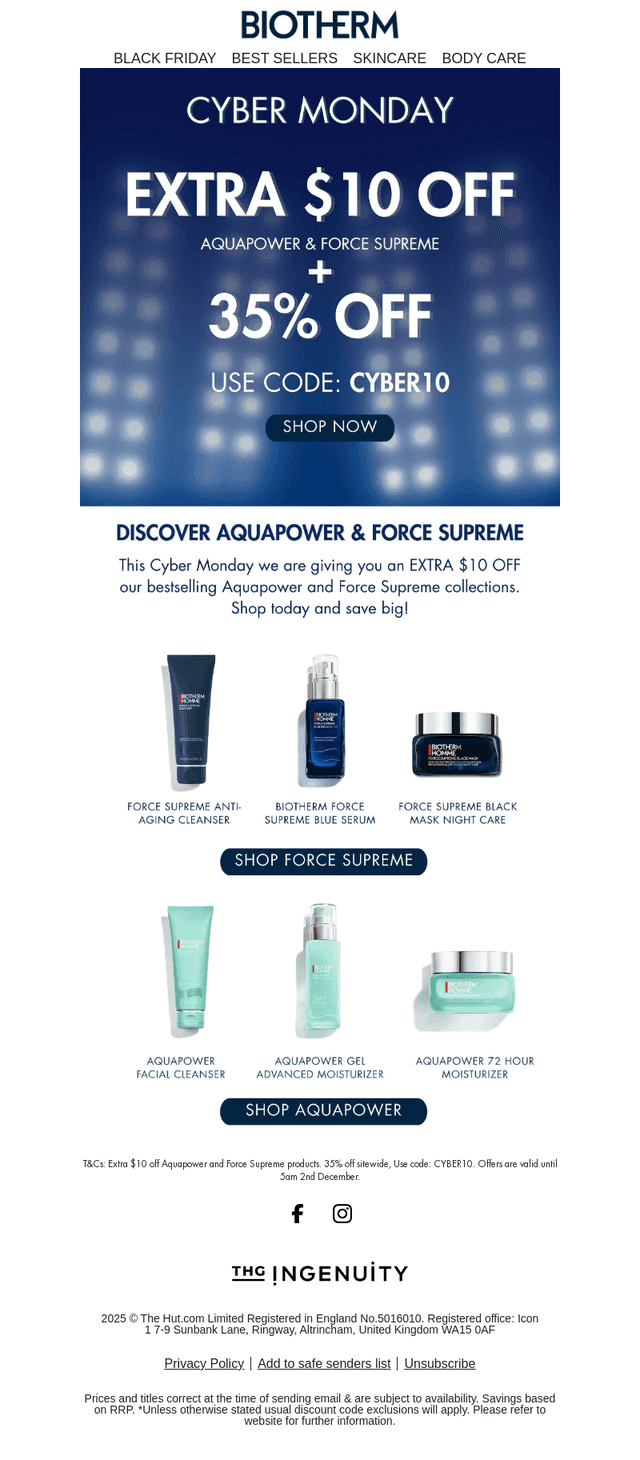 Cyber Monday: EXTRA $10 OFF 🚨