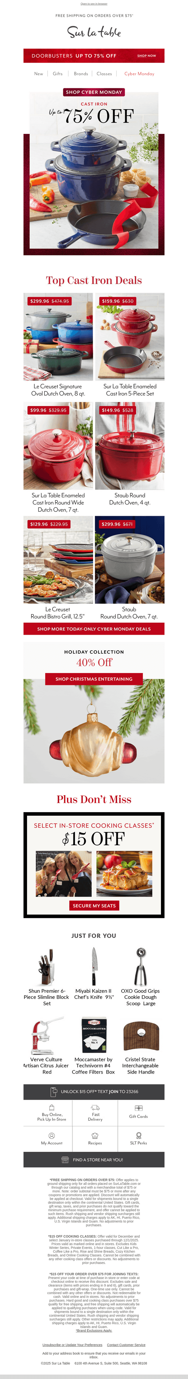 Today-Only: Up to 75% off cast iron cookware!