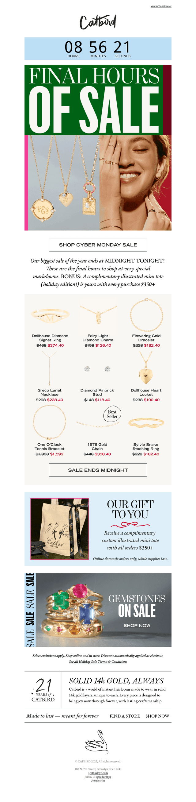 ENDS TONIGHT: Everything on Sale!