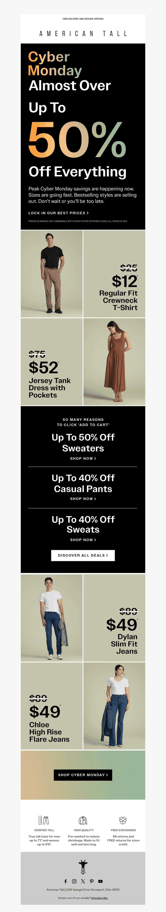 1 DAY LEFT 😱 - Up to 50% OFF EVERYTHING!