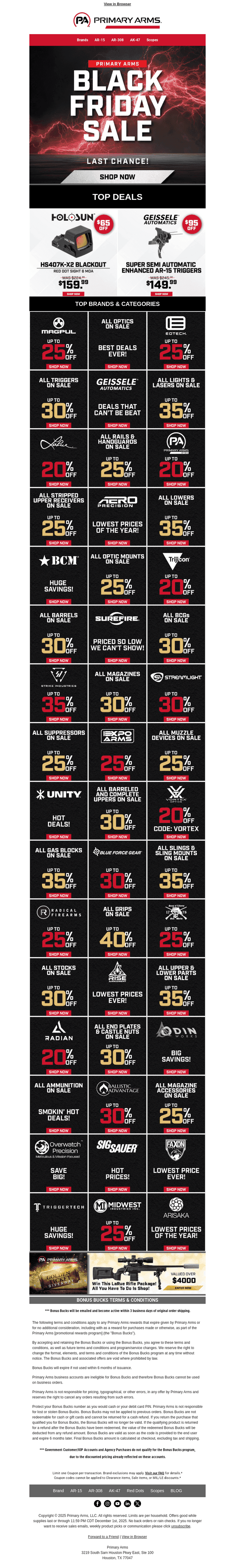 Black Friday Deals Almost Gone!