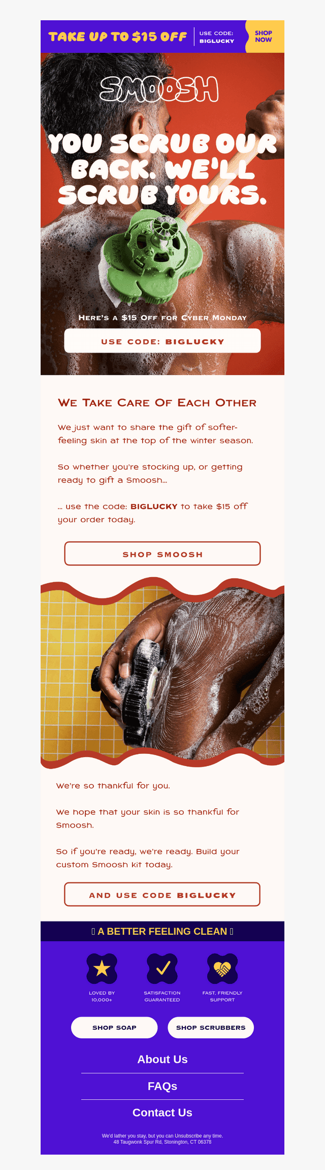 Our Cyber Monday Thank You