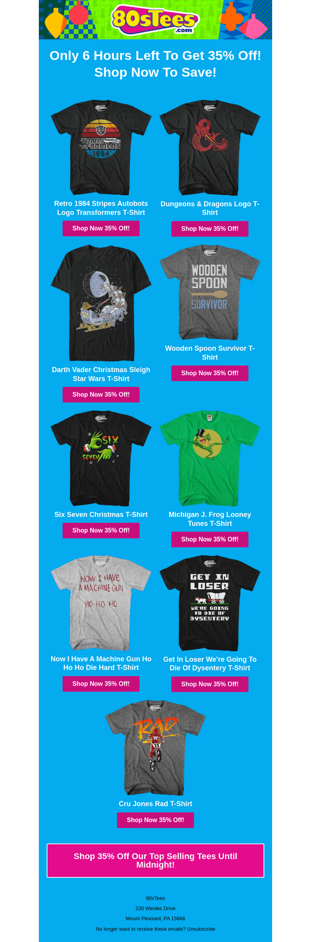 This Sale Won't Last Much Longer!