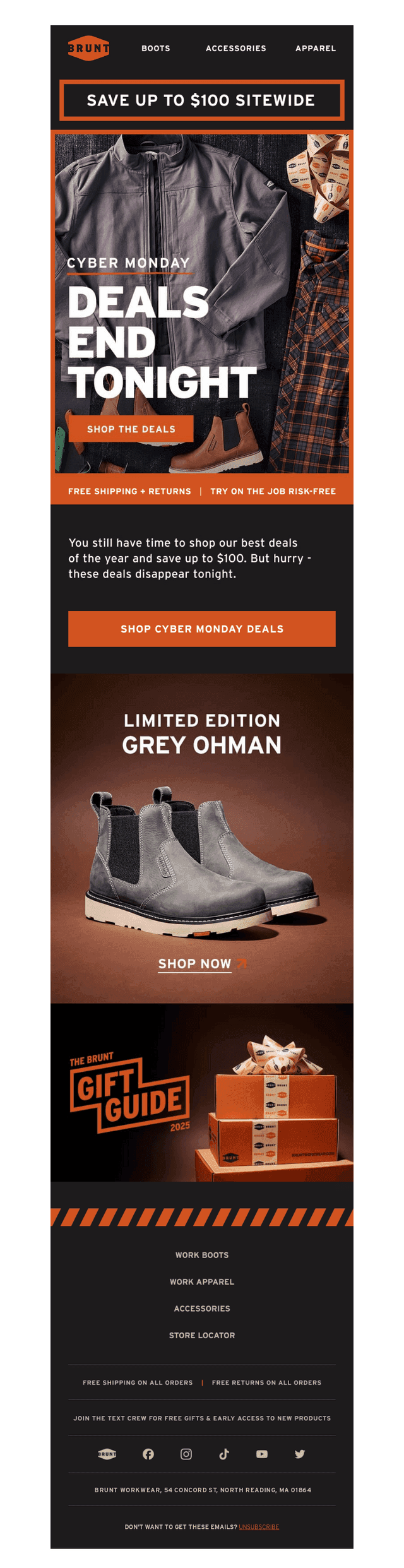 DEALS END AT MIDNIGHT (EST)