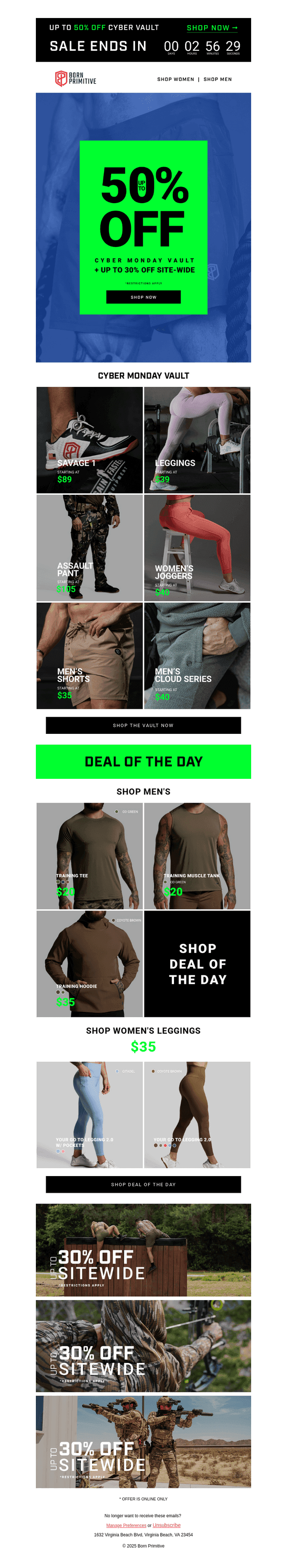 Final Hours: 50% Off Cyber Monday Vault