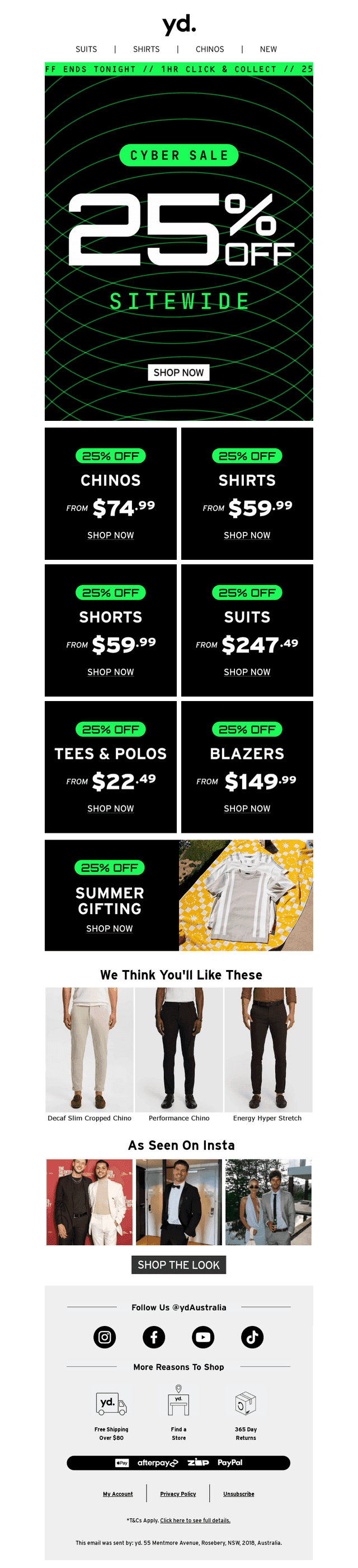 RE: Your 25% Off