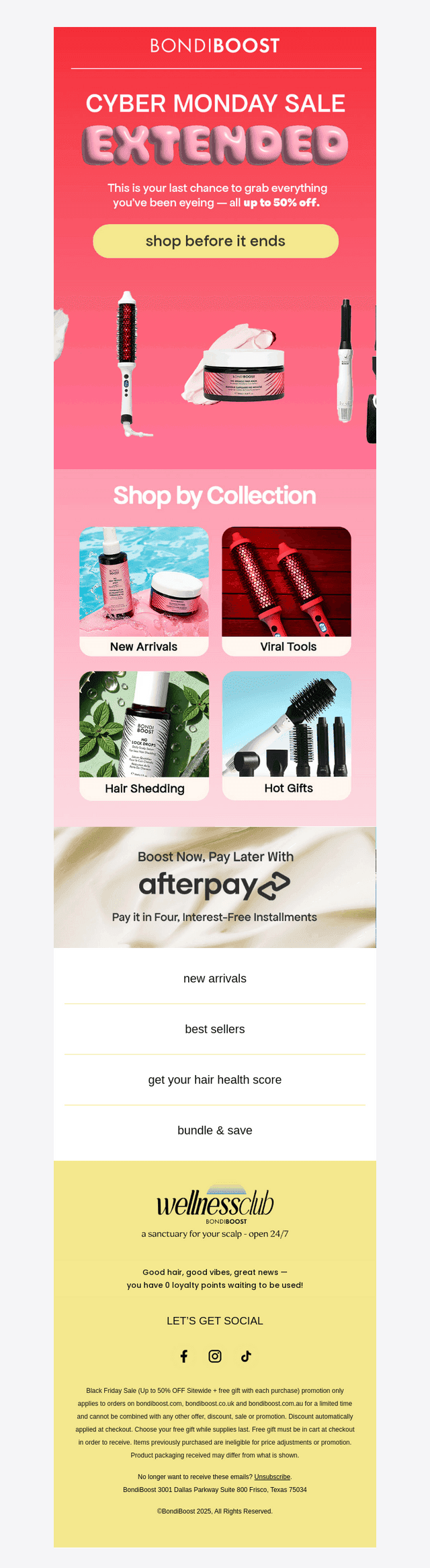 BondiBoost email from Tue, Dec 2, 2025