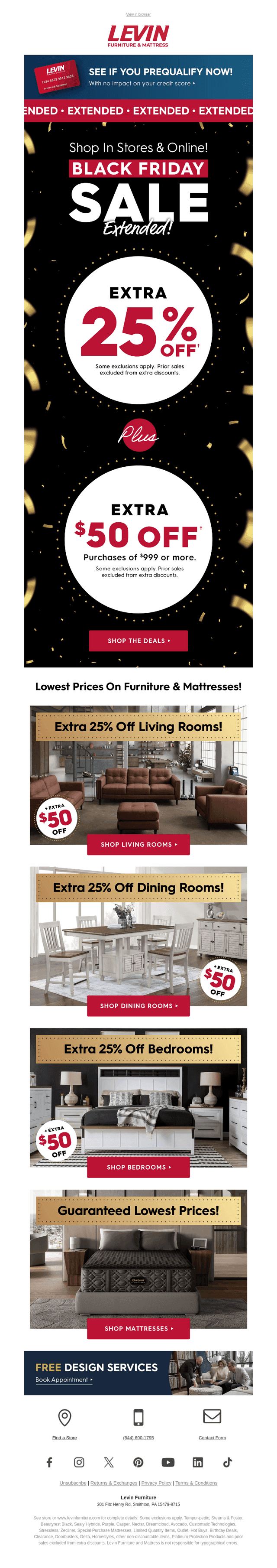Black Friday Extended!🥳 Extra 25% + $50 OFF