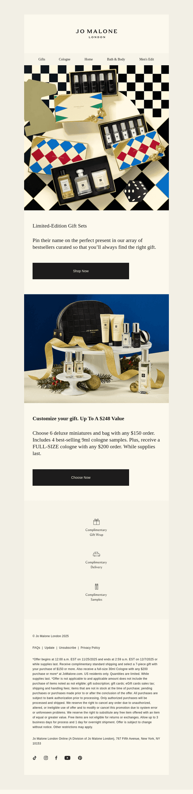 Jo Malone email from Tue, Dec 2, 2025