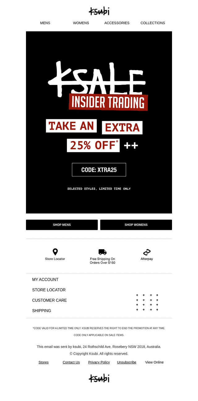 ++ EXTRA 25% OFF KSALE ++