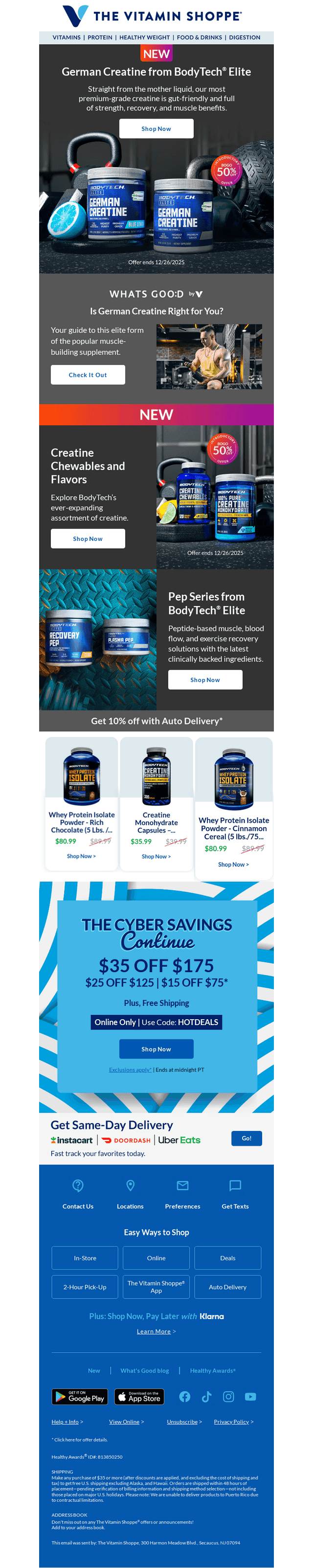 NEW premium-grade German Creatine