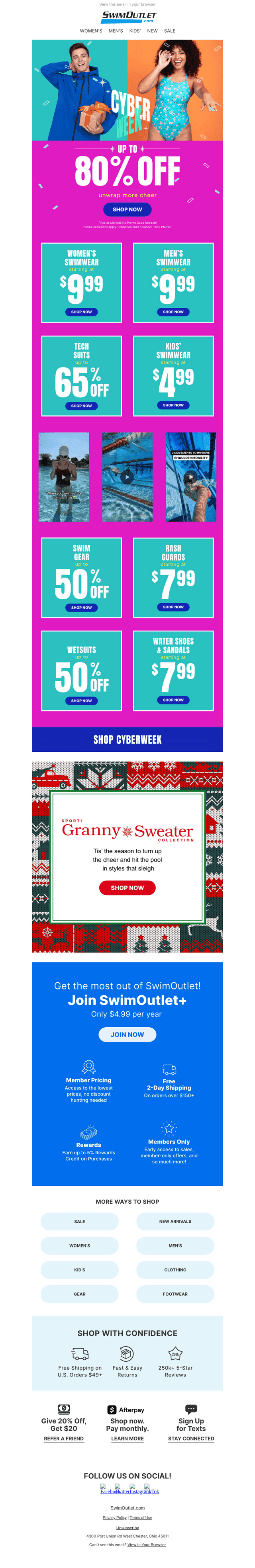 CYBER WEEK: 80% OFF💧